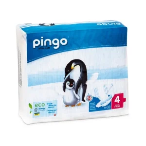 Couches Écologiques Pingo Taille 4 – (7-18Kg) 40 Unités