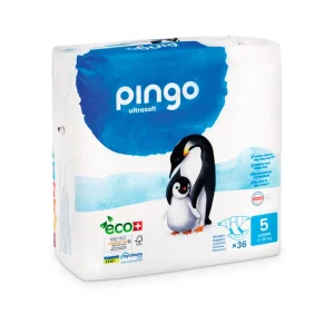 Couches Écologiques Pingo Taille 5 – (11-25Kg) 36 Unités