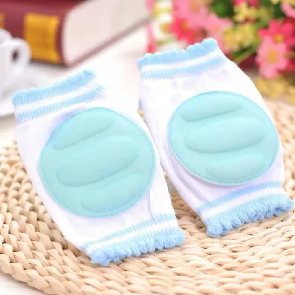 Protège Genoux Bébé Antidérapant – Bleu – Image 2