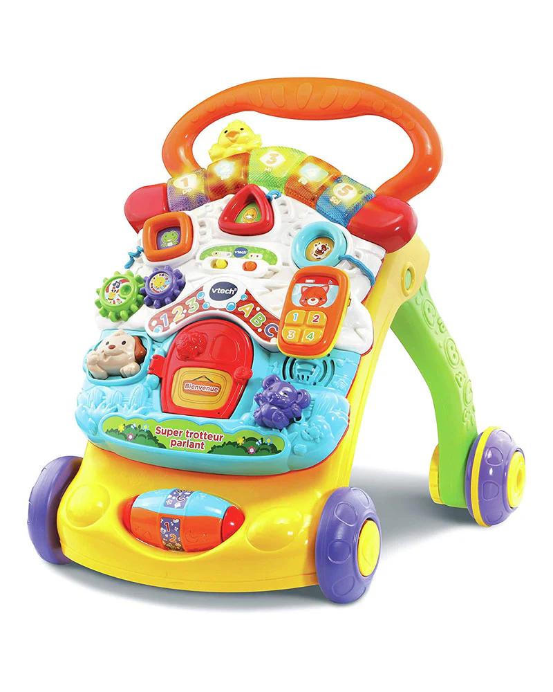 Vtech Super Trotteur parlant 2en1 Bleu – 9-36m – Image 2