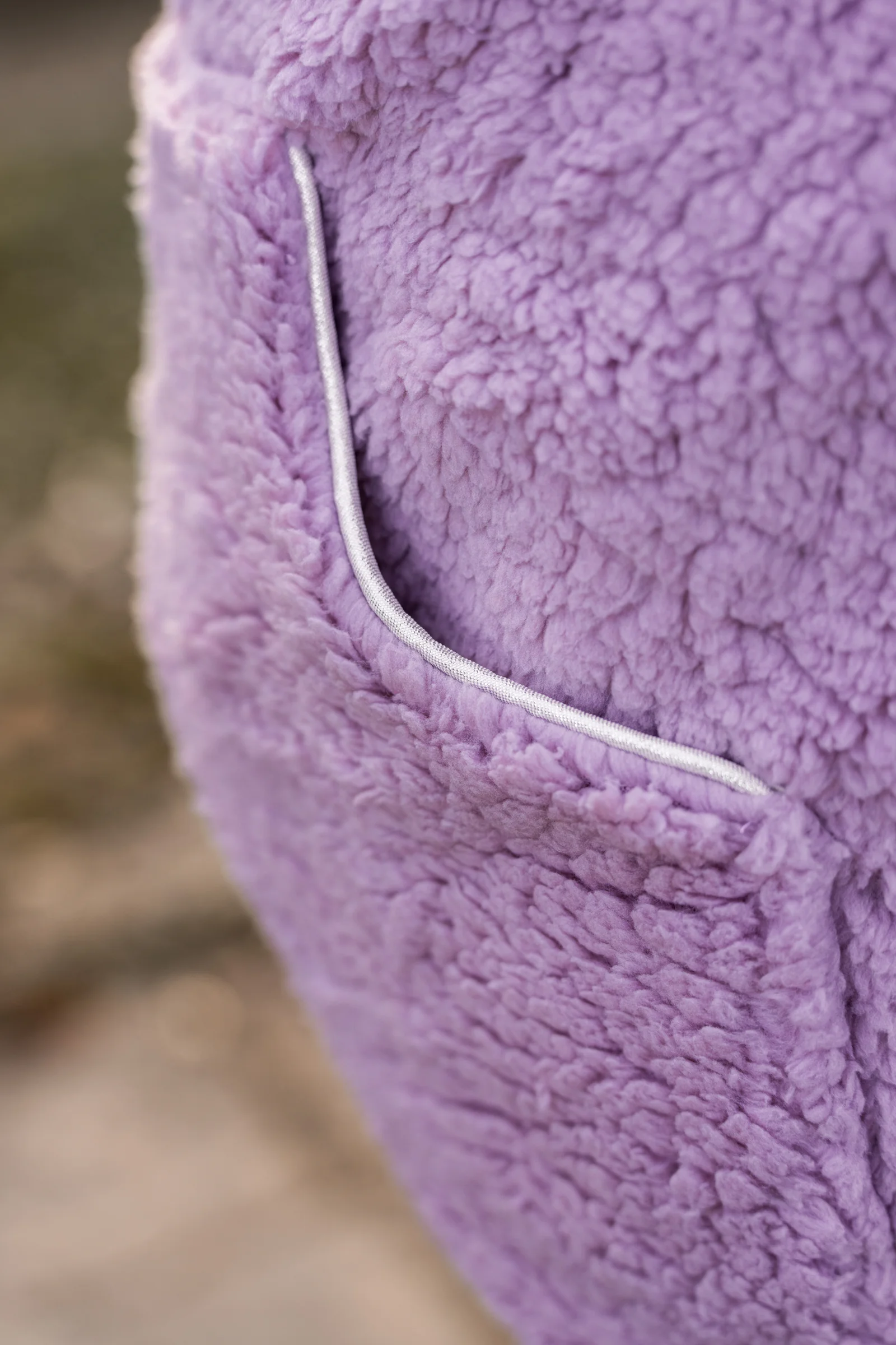 Couverture de portage moumoute rose – Image 3