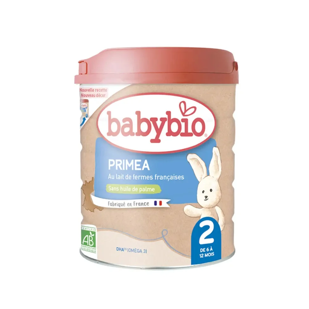 Babybio Lait Infantile Primea 2ème Âge 800g – 6-12mois