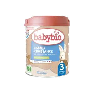 Babybio Lait de Croissance Primea Bio 3ème Âge 800g – 10mois-3ans