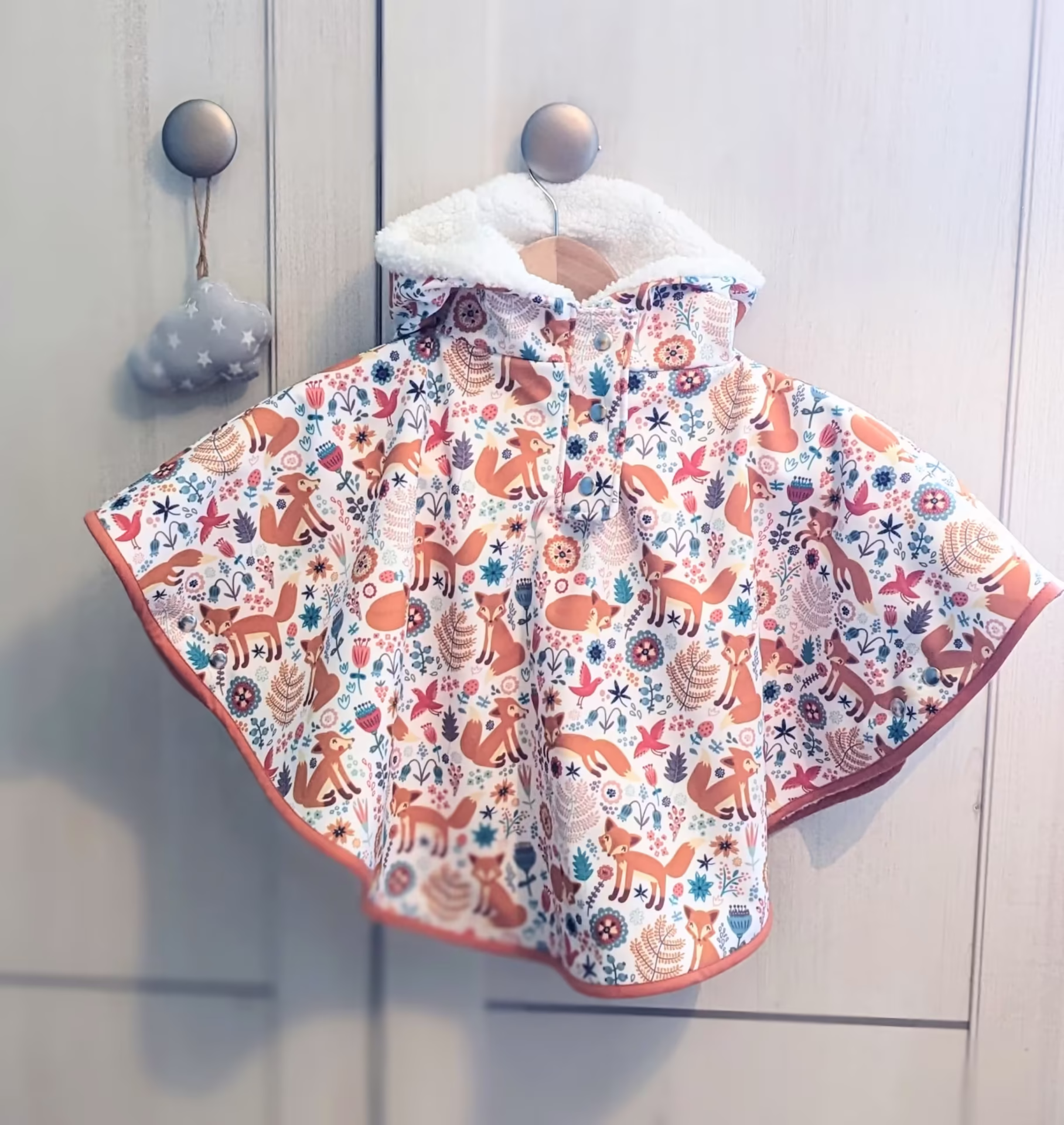 Poncho, cape de pluie IMPERMEABLE évolutif bébé et enfant | AUTOMNE/HIVER | Sur commande – Image 3