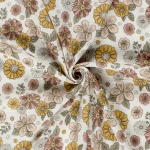 Tissu gaze de coton Aria