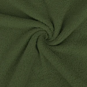 Tissu éponge kaki