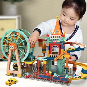 Jouets éducatifs – Bloc de construction de château d’architecture