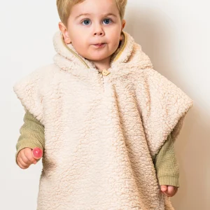 Poncho Moumoute liseré doré