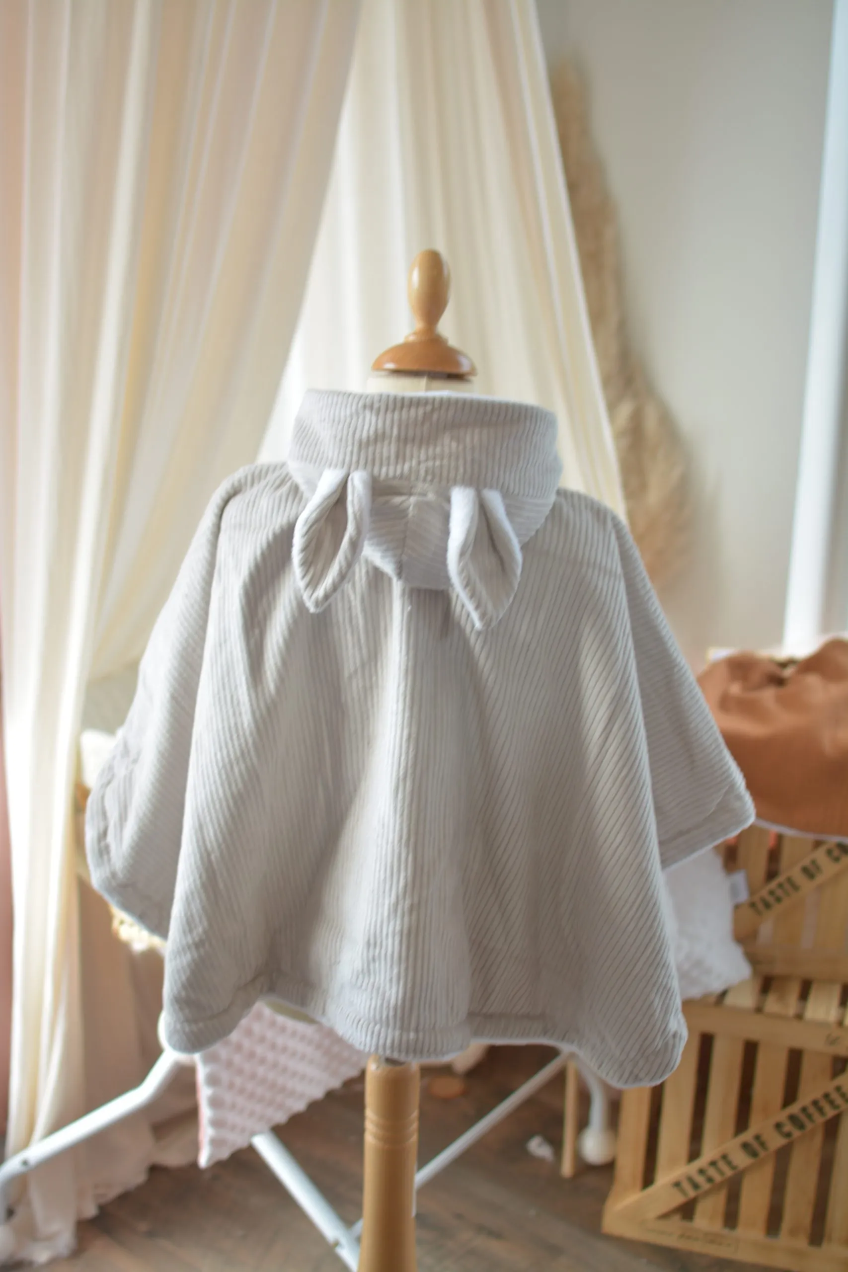 Poncho VELOURS COTELE Ultra évolutif 0-8 ans 3 en 1 Automne/Hiver – Image 4