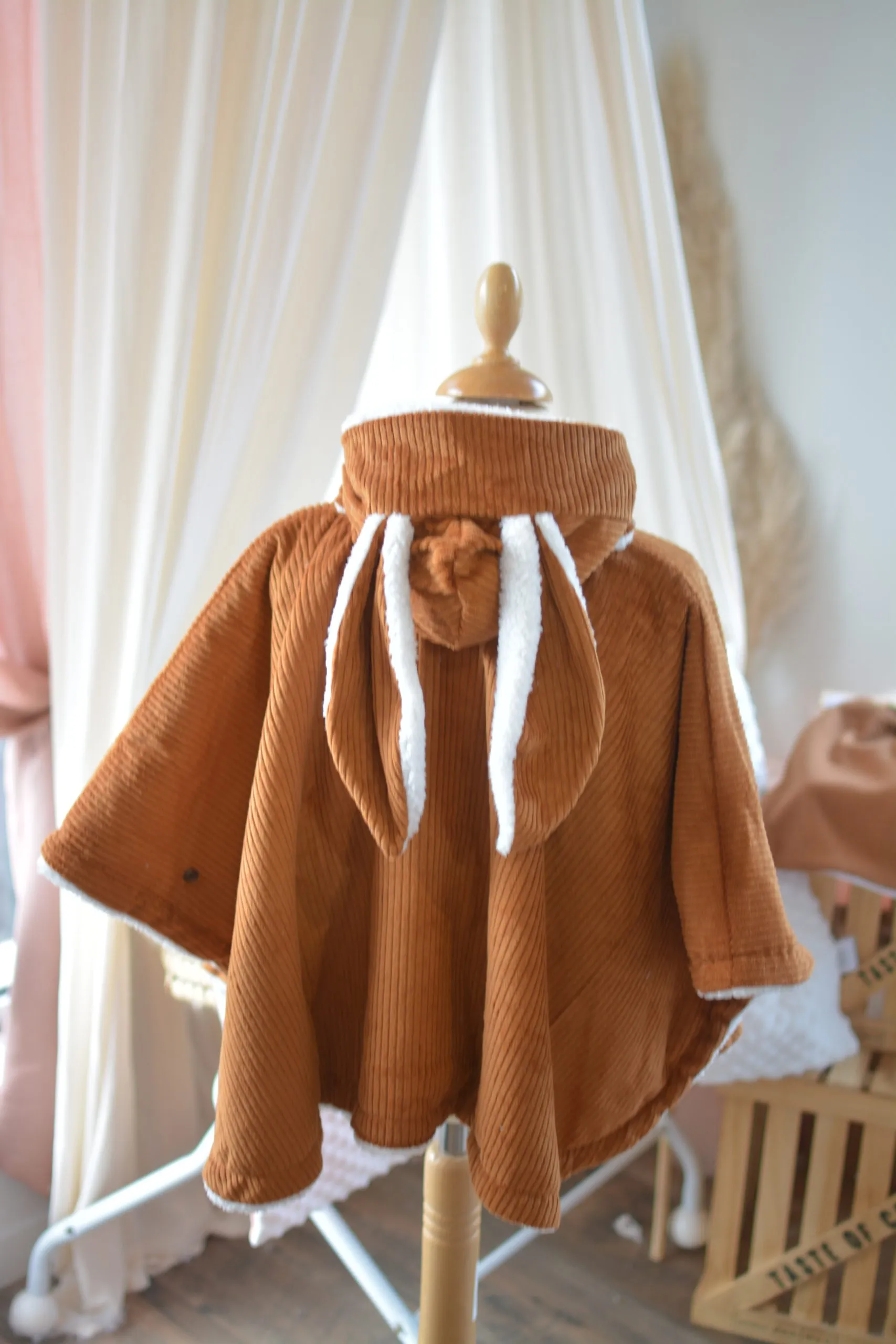Poncho VELOURS COTELE Ultra évolutif 0-8 ans 3 en 1 Automne/Hiver – Image 3