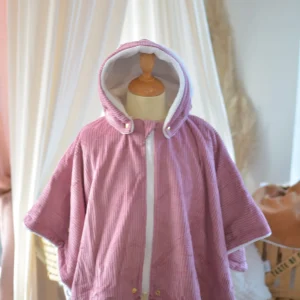Poncho VELOURS COTELE Ultra évolutif 0-8 ans 3 en 1 Automne/Hiver