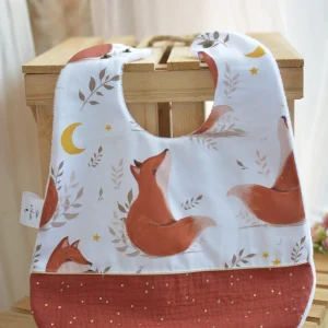 Bavoir personnalisable Renard & Lune