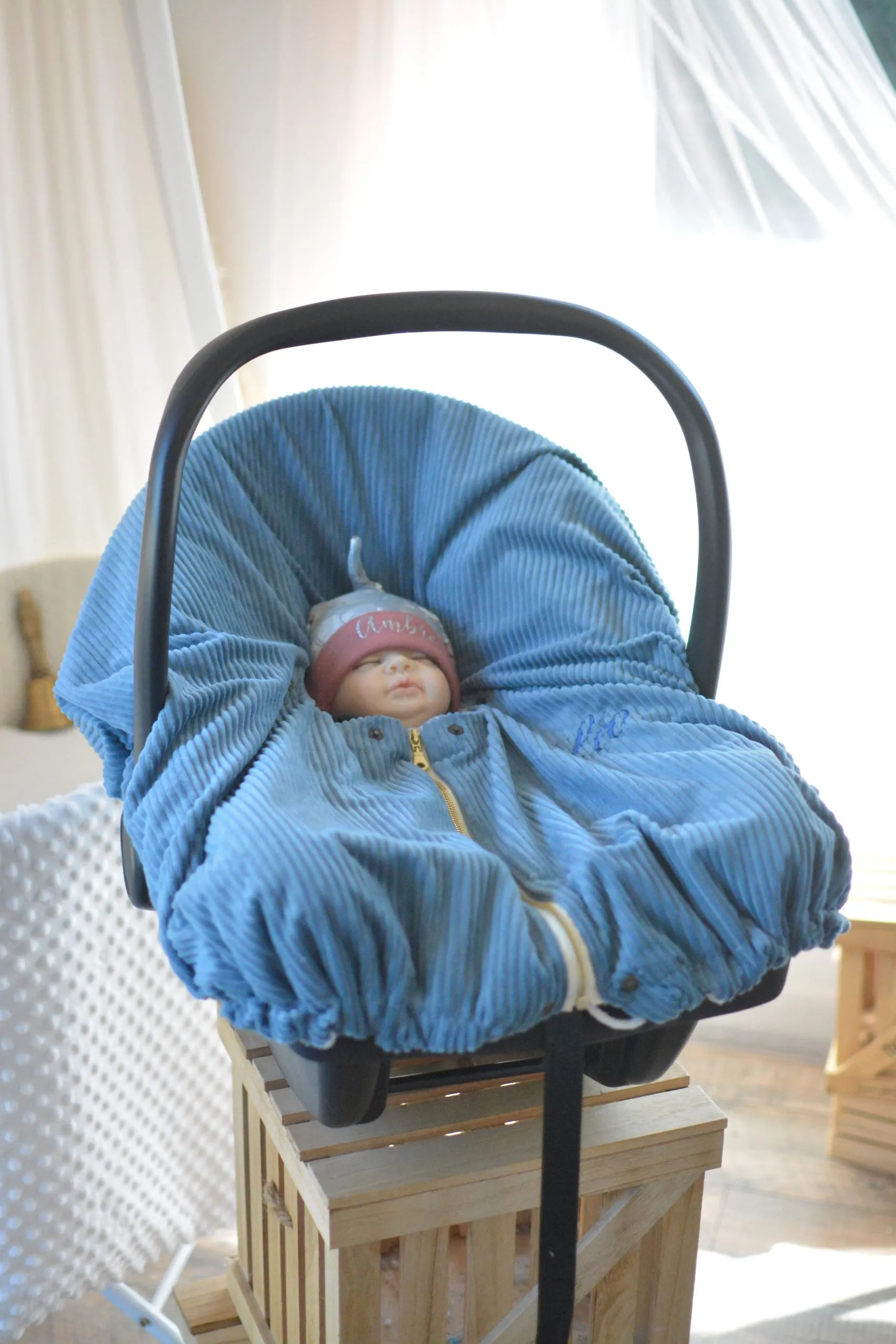 Poncho VELOURS COTELE Ultra évolutif 0-8 ans 3 en 1 Automne/Hiver – Image 7