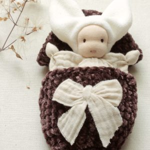 Mini Poupée Lapin de Pâques -Artisanat français – Matériaux certifiés