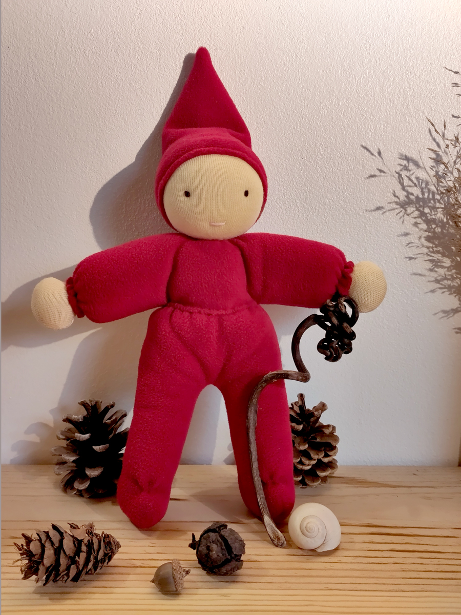 Poupées Lutin polaire et laine de mouton – Artisanat français – Matériaux certifiés – Image 6