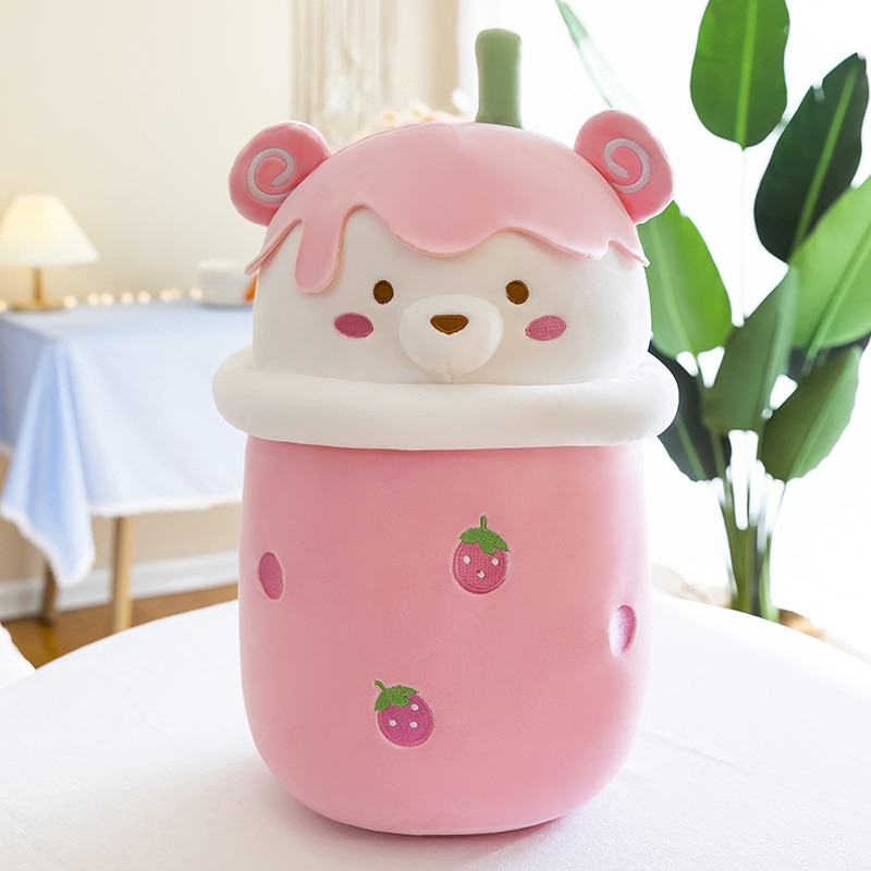 Bubble Tea – Ours en peluche Rose de 25-40cm