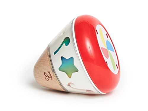 Hape Boîte à Musique Bébé en Bois – Boîte à Musique à Remonter, Musique Douce et Notes Colorées – Jeux d’Éveil en Bois pour Bébé Fille et Garçon – Jouets Sensoriels Premier Âge – Image 4