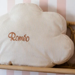 Coussin nuage avec prénom