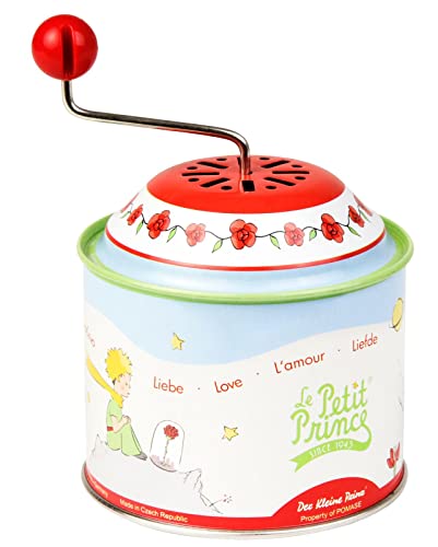LENA- Boîte à Musique Petit Prince, 10,5 x 7,5 cm, en métal, avec mélodie Claire de Lune, Orgue Rotatif pour Enfants à partir de 18 Mois, 52769, Multicolore, 10 x 7,5 cm – Image 2