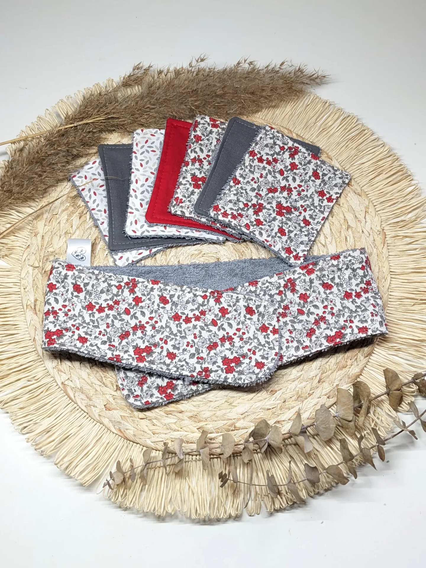 Lot – Bandeau de soin avec lingettes démaquillantes lavables. – Image 4