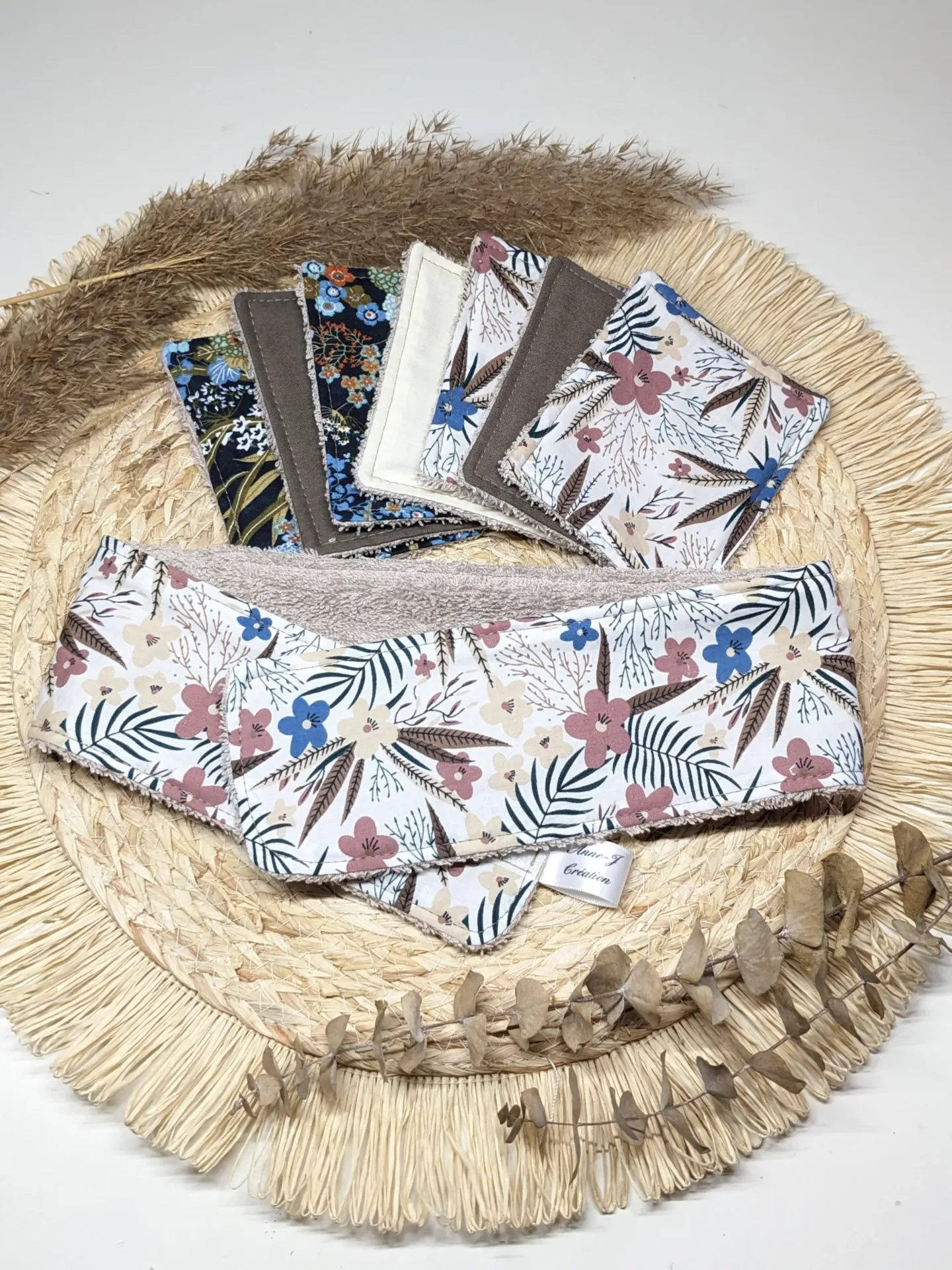 Lot – Bandeau de soin avec lingettes démaquillantes lavables. – Image 2