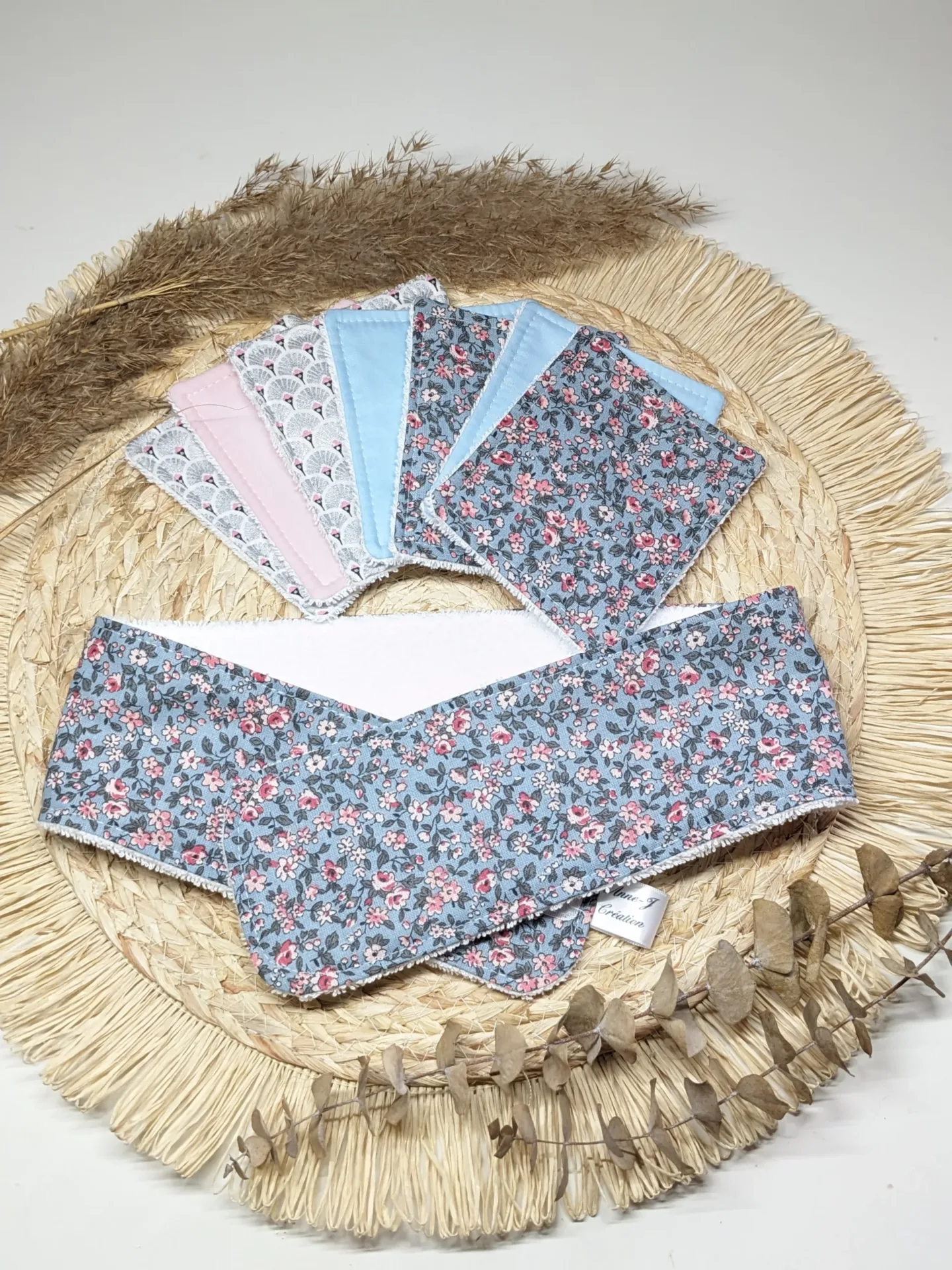 Lot – Bandeau de soin avec lingettes démaquillantes lavables. – Image 3