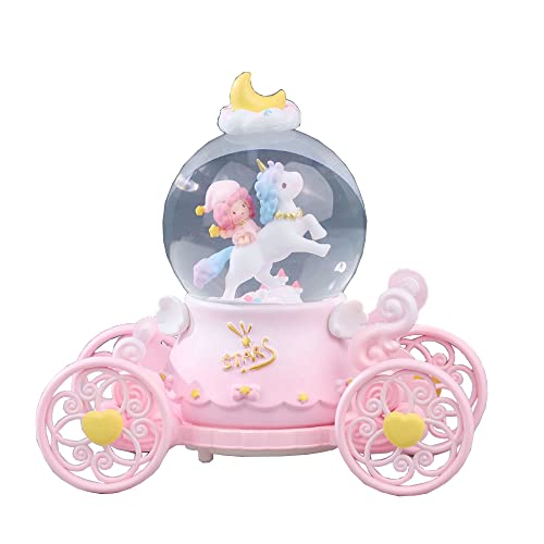 MINGZE Boîte à Musique en Bois carrousel, boîte à Musique Vintage Exquis Artisanat Anniversaire Cadeaux de Noël Home Decor Cadeau pour Filles Enfants