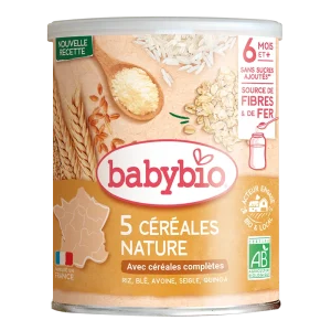Babybio 5 Céréales Nature 220G