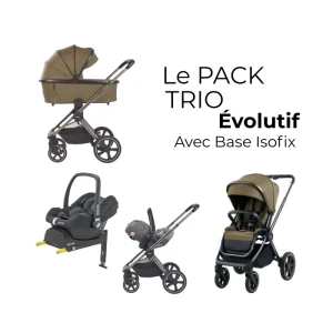 Pack Poussette Trio 3en1 évolutif