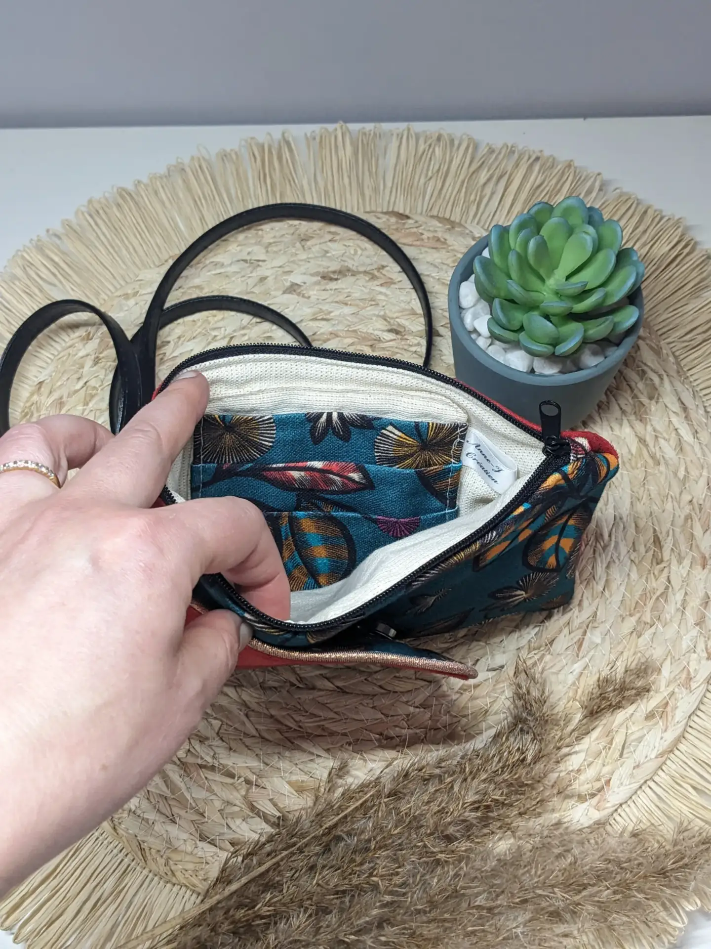 Pochette téléphone avec bandoulière – Lucie – – Image 6