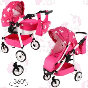 Poussette poupée Lilly Sport – landau moderne pour enfants