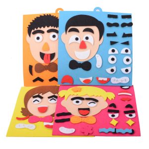 Jouets éducatifs – Puzzle Émotions Changeantes de 30x30cm