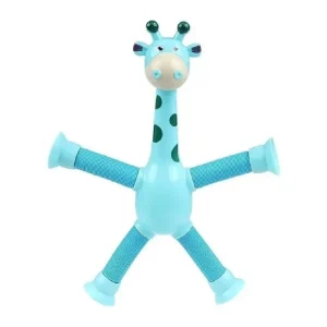 Jouet enfant Tubes Pop Anti-stress Bleu