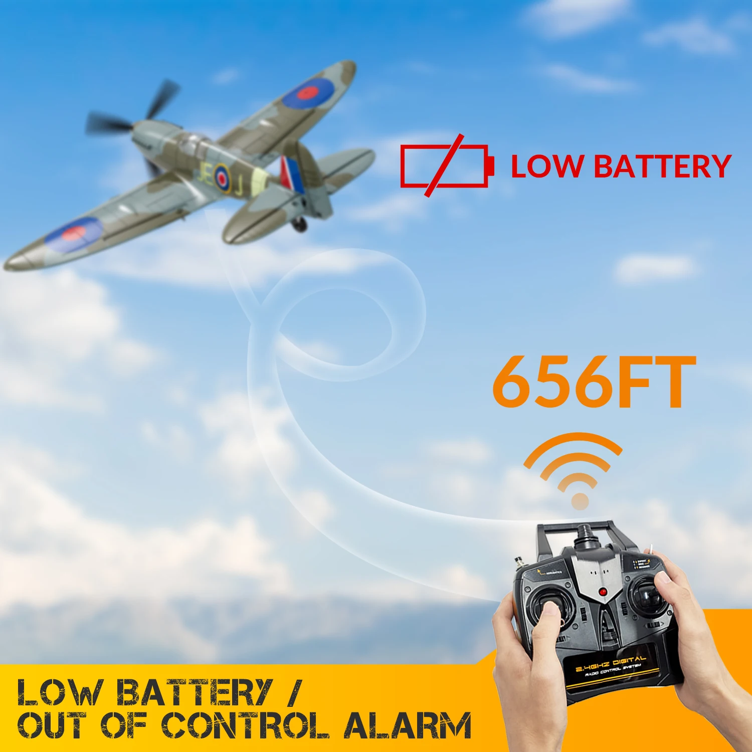 Avion Télécommandé Volantex Spitfire RC – Image 5