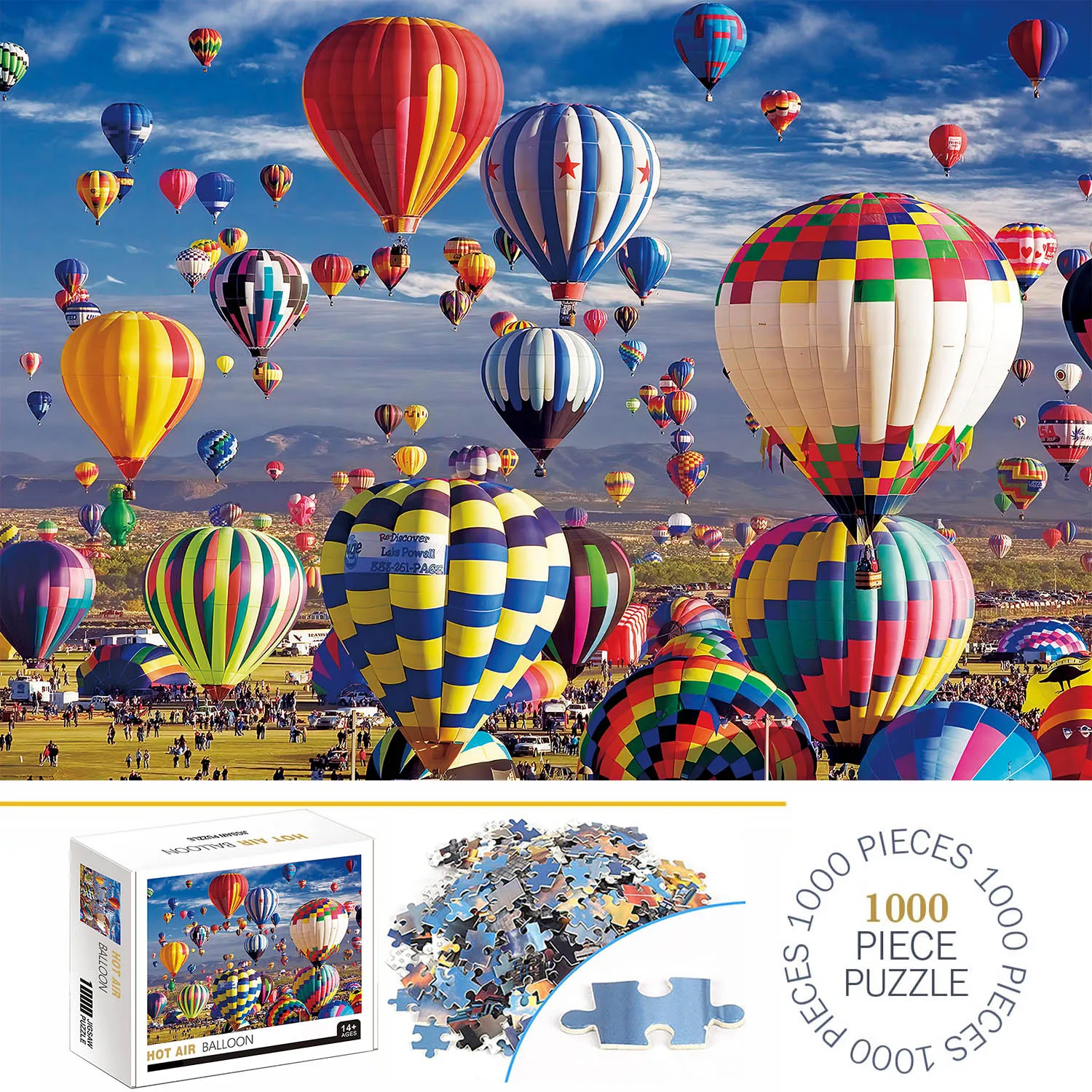 Puzzle 1000 pièces Montgolfières – Image 2