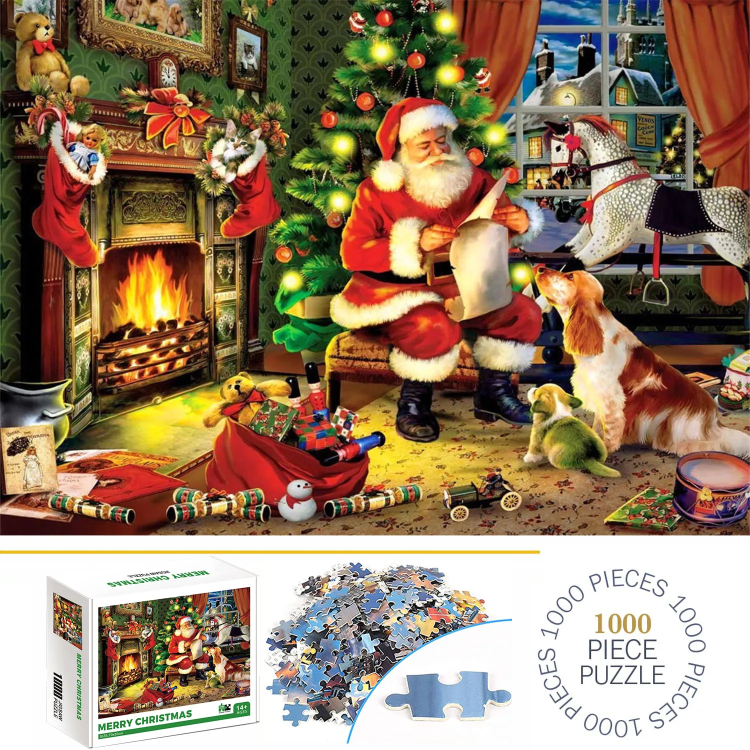 Puzzle 1000 pièces Joyeux Noël – Image 2