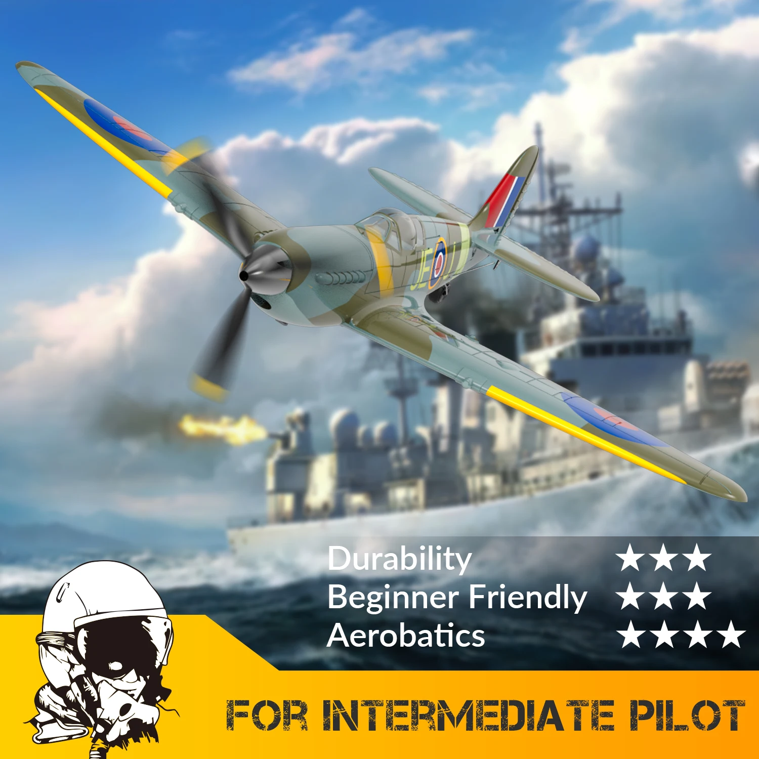 Avion Télécommandé Volantex Spitfire RC – Image 4