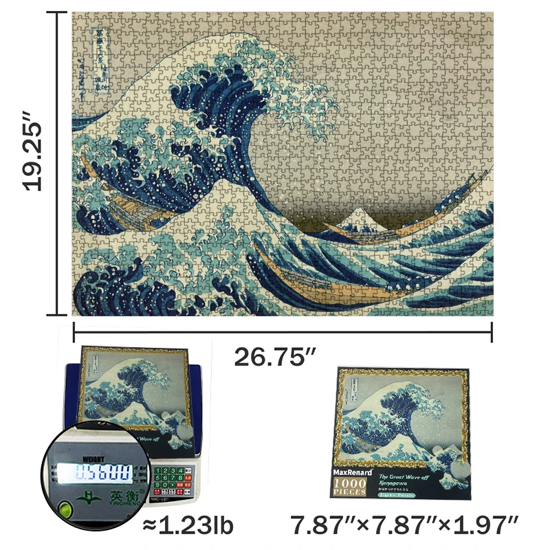 Puzzle 1000 pièces La Grande Vague de Kanagawa – Image 3