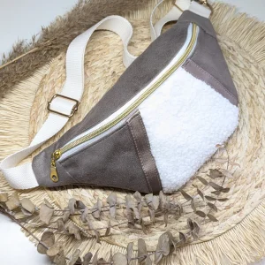 Sac banane suédine, moumoute | Hivernal