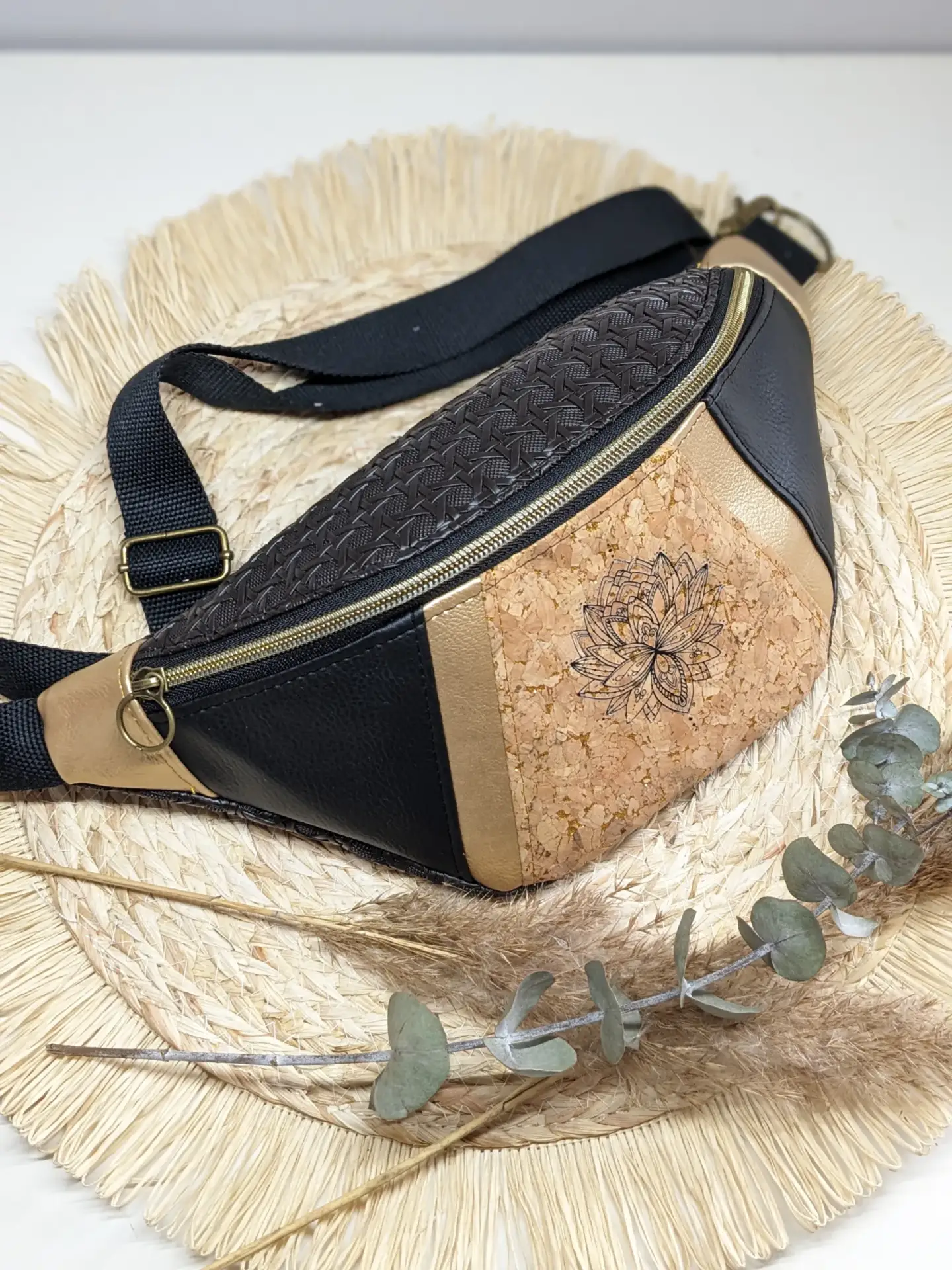 Sac banane liège bi matière – Personnalisable – – Image 3