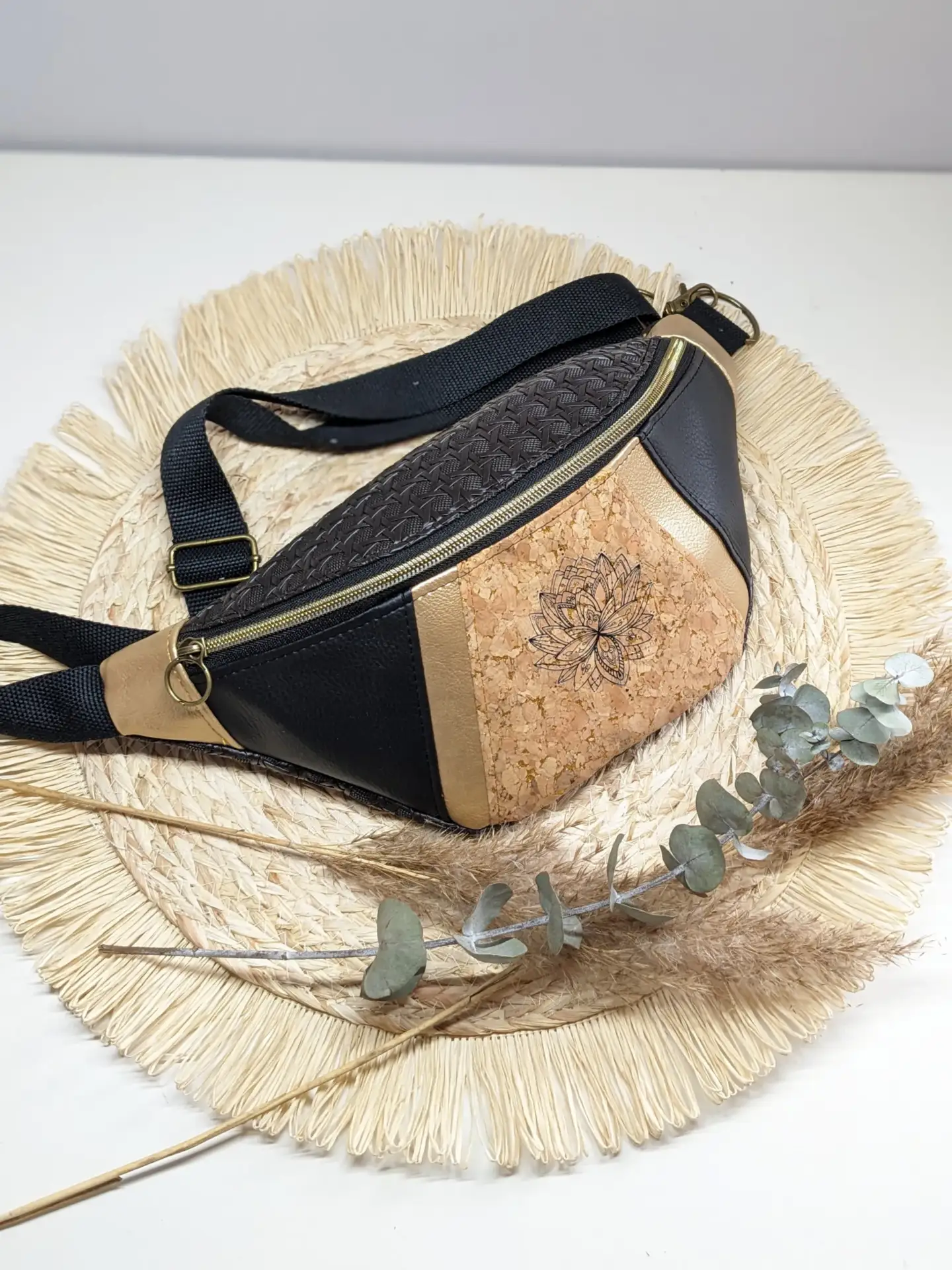 Sac banane liège bi matière – Personnalisable – – Image 2