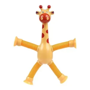 Jouet enfant Tubes Pop Anti-stress Jaune