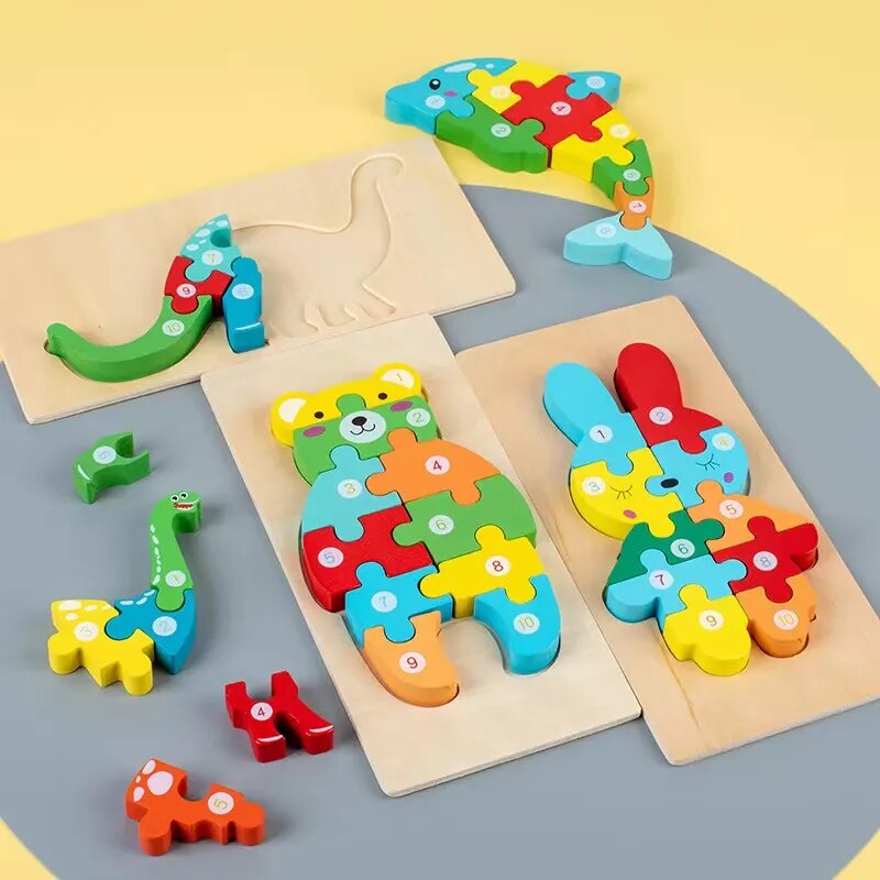 Jouets éducatifs – Puzzle Montessori 2 ans
