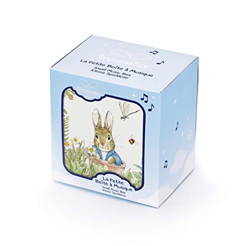 TROUSSELIER – Pierre Lapin – Peter Rabbit. – Boîte à Trésors & Bijoux Musicale – Idéal Cadeau Enfant – Musique Lullaby de Mozart – Colori Vert – Image 5