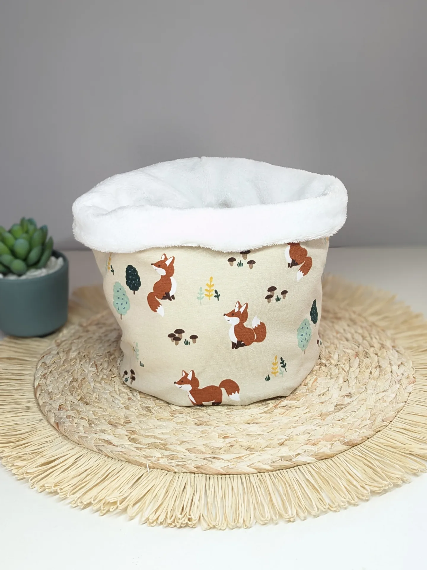 Tour de cou, Snood enfant – Renard – Fait main