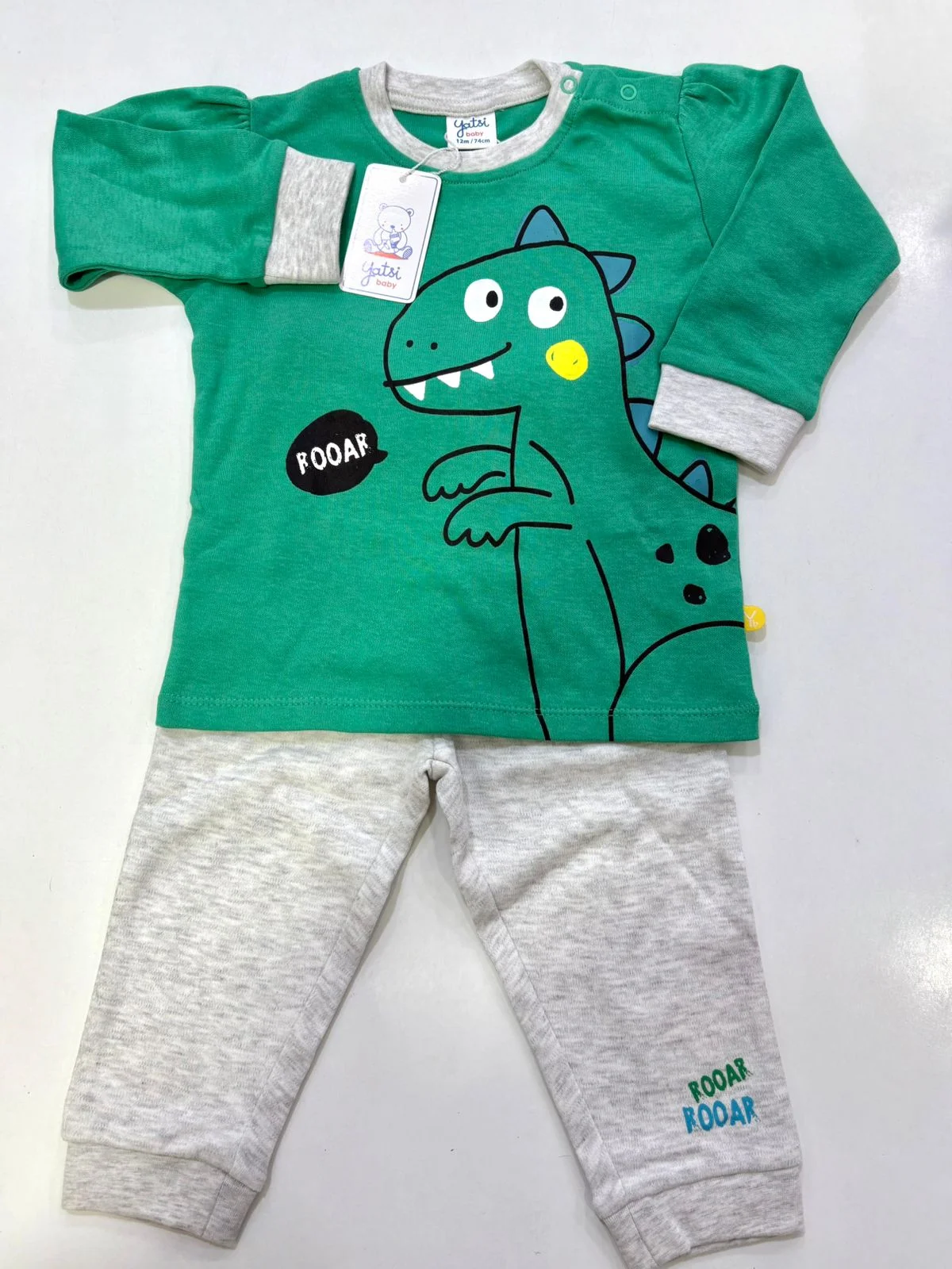 Pyjama pour Bébé garçon motif dinosaure YATSI – Image 2