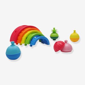 5 ARCHES ARC-EN-CIEL ET PERLES – LALABOOM