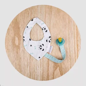 Bandana / Attache tétine Fait Main – Panda