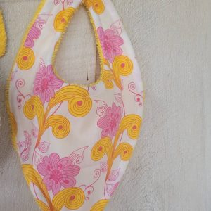 Bavoir bandana Floriojaune
