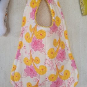 Bavoir Floriojaune